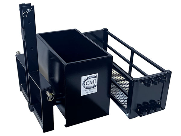 Ballast Box with 2 inch Hitch and Carrier